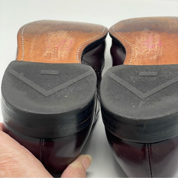 Allen Edmonds | Burgundy Townley Lace Up Oxford Dress Shoes Vintage
